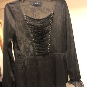 The Kooples lace/ silk blouse